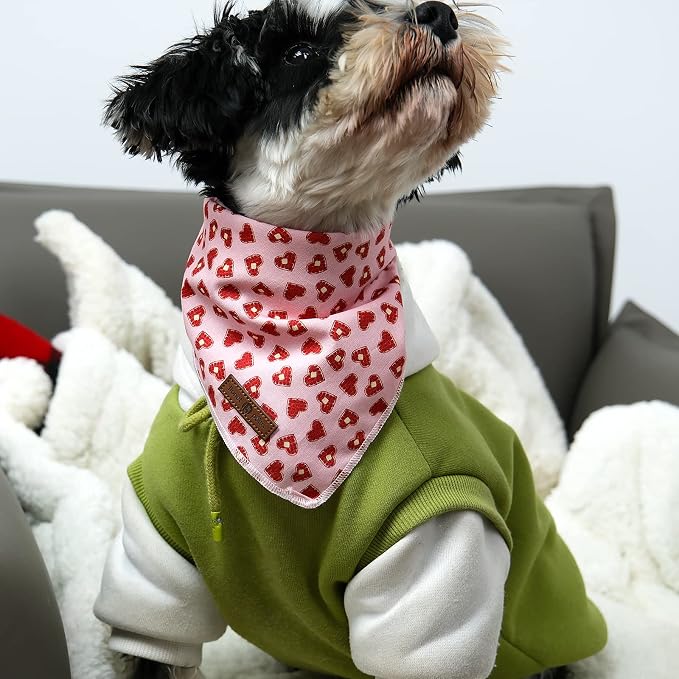 lionet paws Valentines Dog Bandana - Image 3