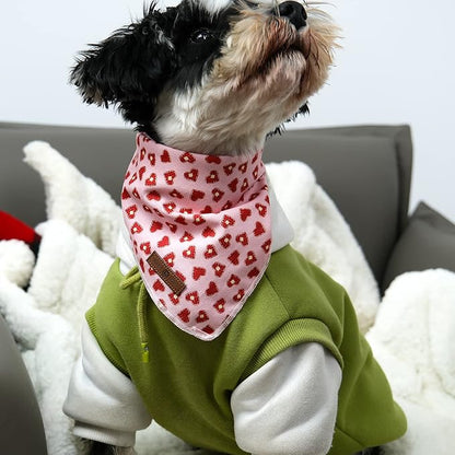lionet paws Valentines Dog Bandana - Image 3