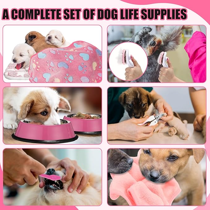 Abbylike 50 Pcs Puppy Supplies Starter Kit - Image 3