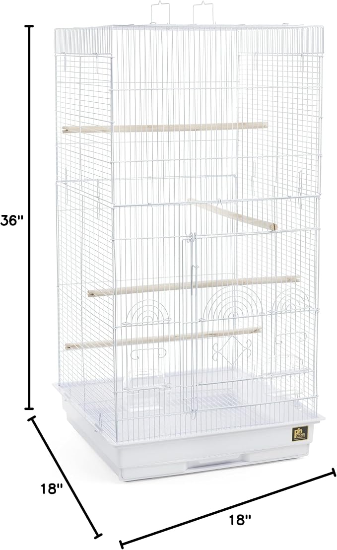 Prevue Pet Products SPECONO1818H-W Tall Tiel Cage - Image 10