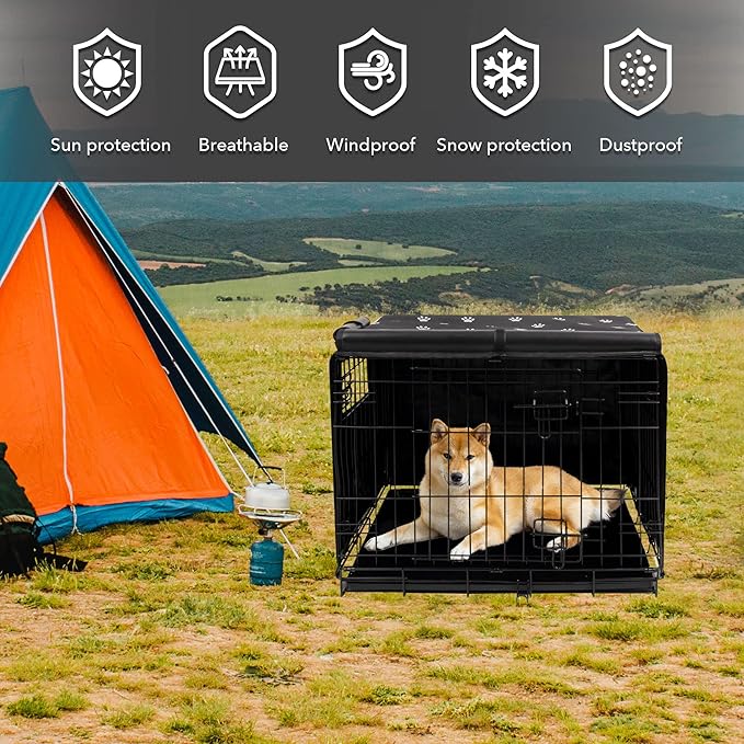 Pet Prime Dog Crate Cover 42 Inch - Image 3