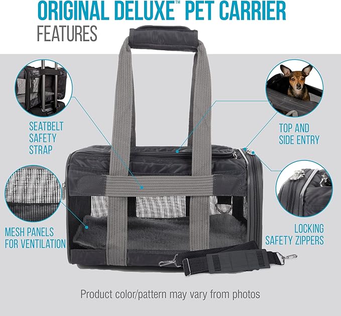 Sherpa Original Deluxe Travel Pet Carrier, Airline Approved & Guaranteed On - Image 7