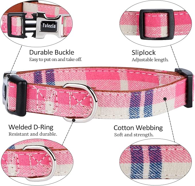 Faleela Soft &Comfy Bowtie Dog Collar, Detachable and Adjustable Bow Tie Collar - Image 2