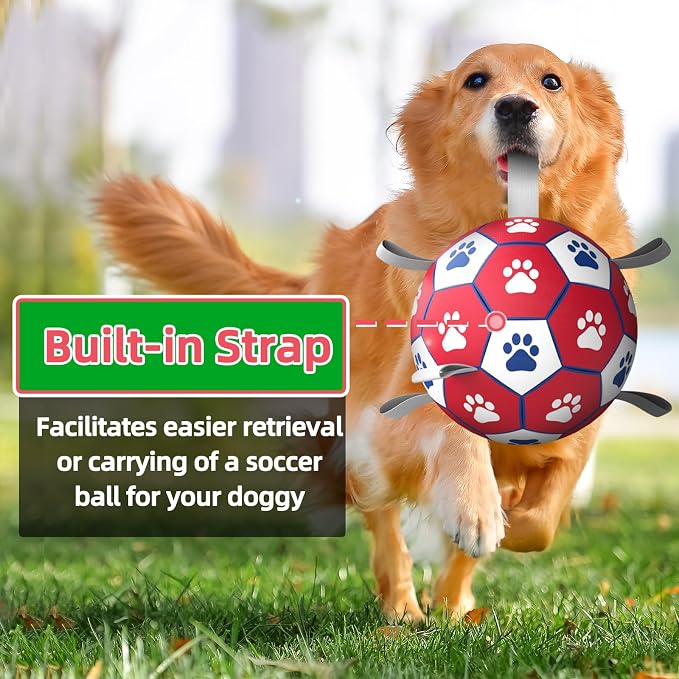 Diman Premium Large Dog Toys Dog Soccer Ball - Image 2