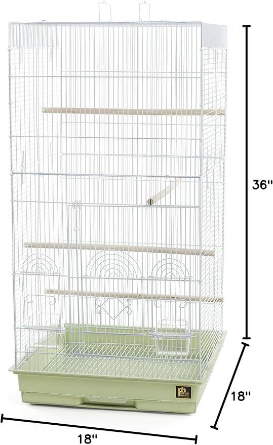 Prevue Pet Products SPECONO1818H-SG Tall Tiel Cage, Sage Green - Image 7