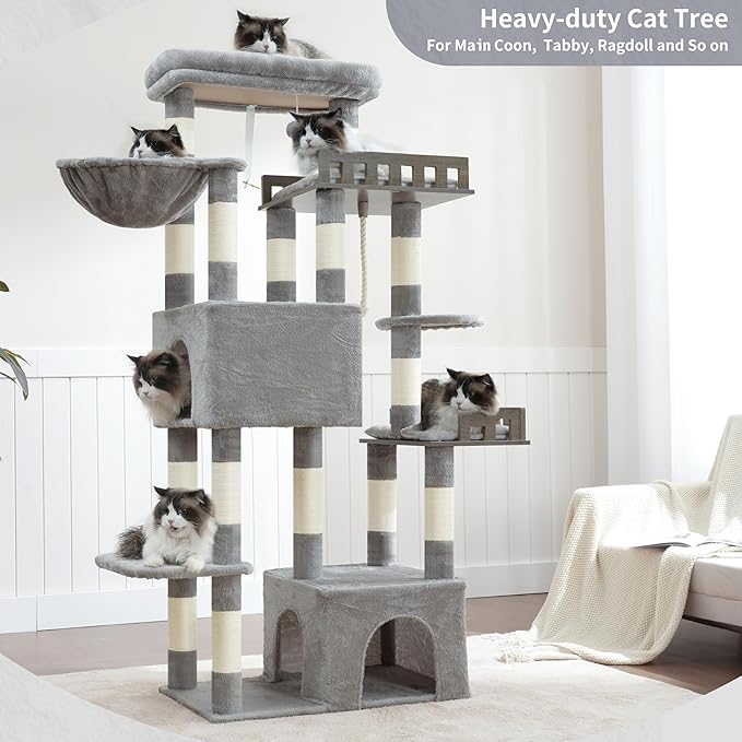 Maine Coon Cat Tree, Heavy Duty Cat Tree - Image 8