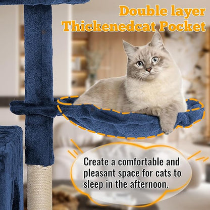 FDW 37.8 inch Cat Tree Cat Tower - Image 3