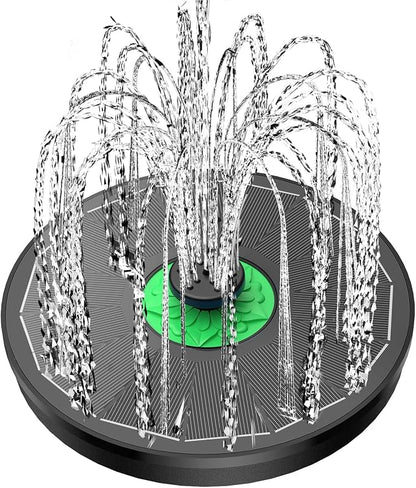 Yzert Solar Fountain Full Glass Panel No Battery, 3.5W Solar Bird Bath Fountains by Yzert