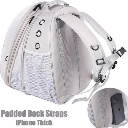 Front Expandable Cat Backpack, Fit up to 20 lbs, Space Capsule Bubble Window - Image 5