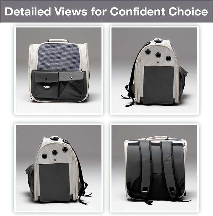 Pet Carrier Backpack for Cats & Dogs up to 22 LBS – Airline Approved Cat - Image 6