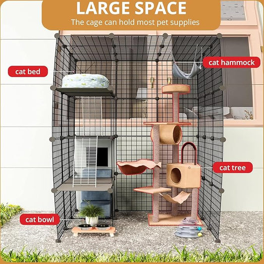 Oneluck 55 Inch Catio Outdoor Cat Enclosure - Image 2