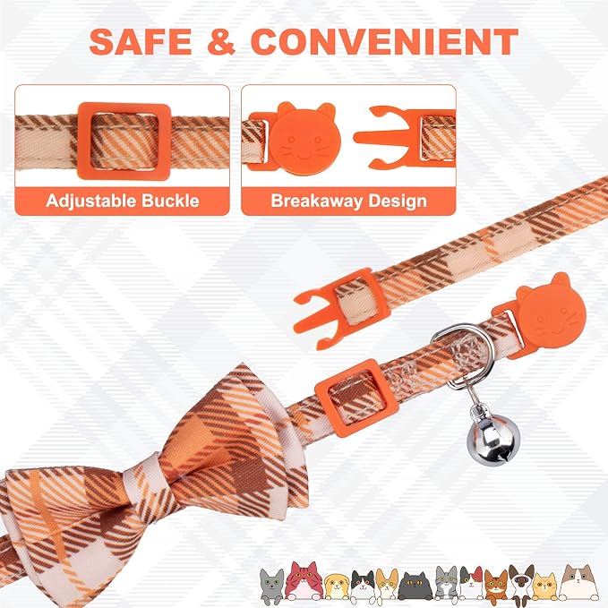 Breakaway Cat Collars with Bell & Cute Pendants - Image 3
