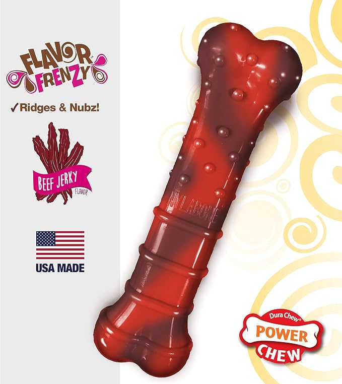 Nylabone Textured Bone Power Chew Toy - Image 4