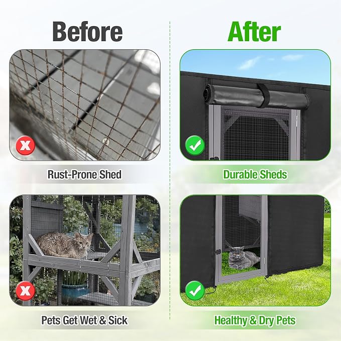 Kingling Outdoor Cat House Cover - Image 6