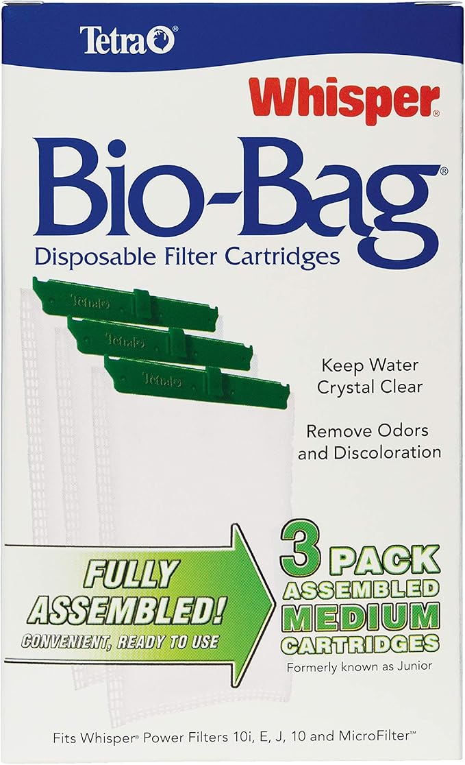 Tetra Whisper Bio-Bag Filter Aquarium Cartridges, Medium Filter - Image 2