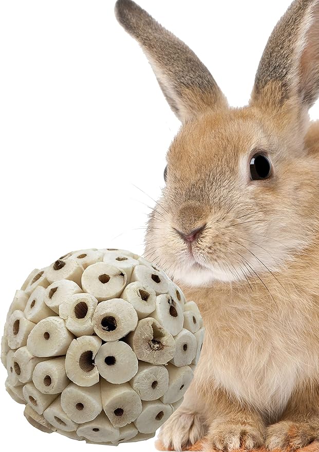 Bonka Bird Toys 1214 Pk3 All-Natural Sola Atta Balls, Soft and Lightweight Chew - Image 4