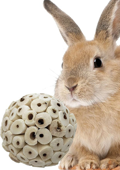 Bonka Bird Toys 1214 Pk3 All-Natural Sola Atta Balls, Soft and Lightweight Chew - Image 4