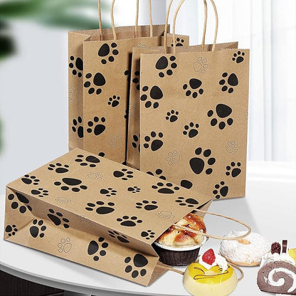 Blulu 20 Pcs Puppy Dog Paw Gift Bags - Image 6