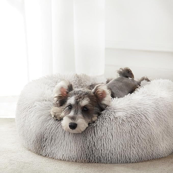 WESTERN HOME WH Calming Dog & Cat Bed, Anti-Anxiety Donut Cuddler Warming Cozy - Image 4