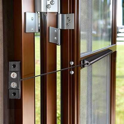 RV Screen Door Closer with Adjustable Tension, Aluminum RV Door Closer Kit by Unknown