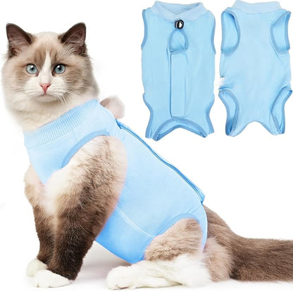 Cat Recovery Suit, Kitten Surgical Bodysuit by Hpetppy