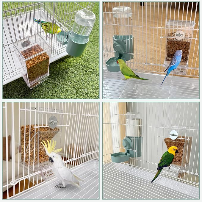 No Mess Bird Feeder Water Dispenser Set, Bird Feeder - Image 3