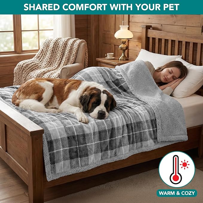PetAmi Waterproof Dog Blanket for Medium Large Dog Puppy Cat Throw for Couch - Image 4