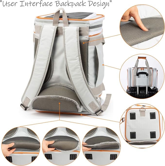 Airline Approved Pet Carrier Backpack Under seat, Soft Unique Dog Purse Travel - Image 4