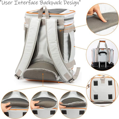 Airline Approved Pet Carrier Backpack Under seat, Soft Unique Dog Purse Travel - Image 4