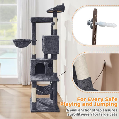 Yaheetech 73inch Cat Tree, Cat Stand Furniture - Image 7