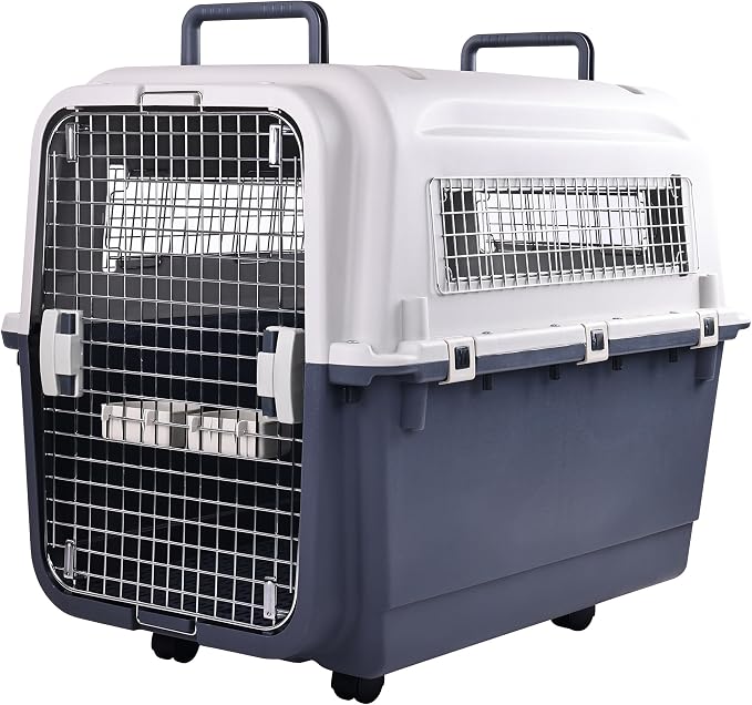 Elevon Plastic Kennels, Plastic Dog Crate, Airline Approved Pet Carrier by ELEVON