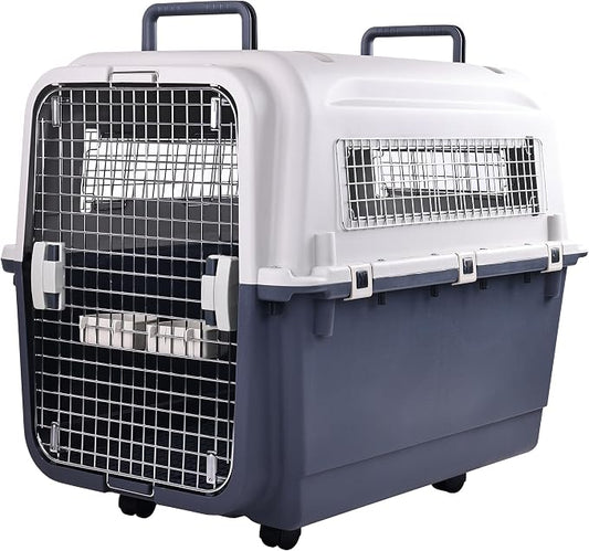 Elevon Plastic Kennels, Plastic Dog Crate, Airline Approved Pet Carrier by ELEVON