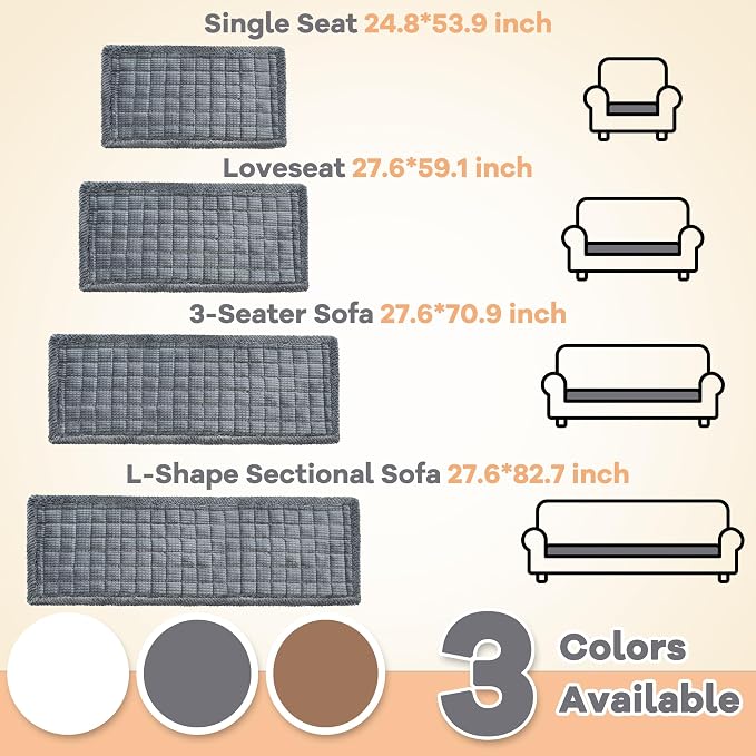Washable Dog Couch Cover Protector, Non Slip Dog Bed Mat Machine Washable Large - Image 5