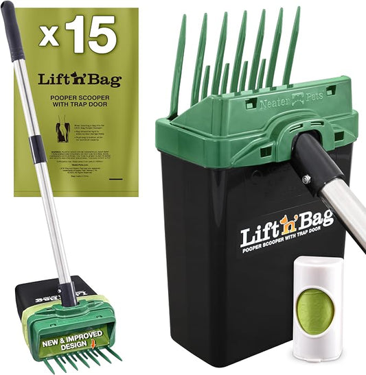 Neater Pet Brands Lift N’ Bag 2.0 Dog Pooper Scooper by NeaterPetBrands