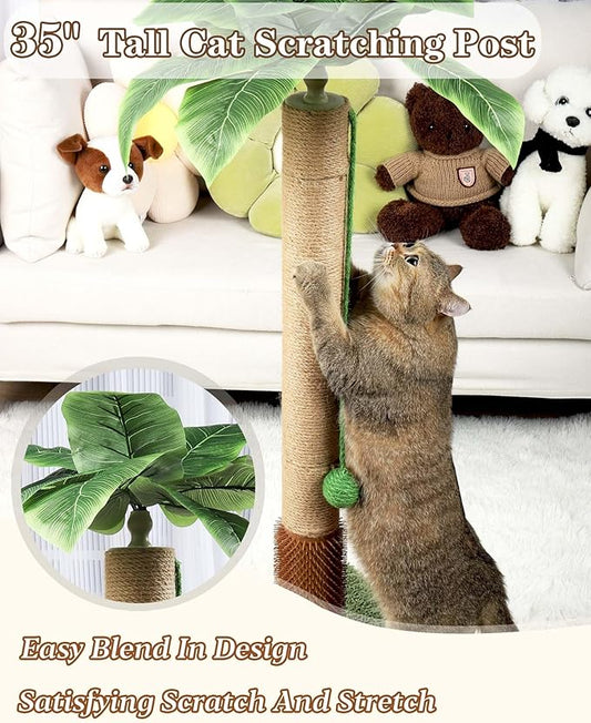 ANWA 35" Tall Cat Scratching Post - Image 2