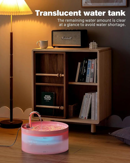 Pink Cat Water Fountain:with 6 Carbon Filters + 3 Sponge Filters - Image 3