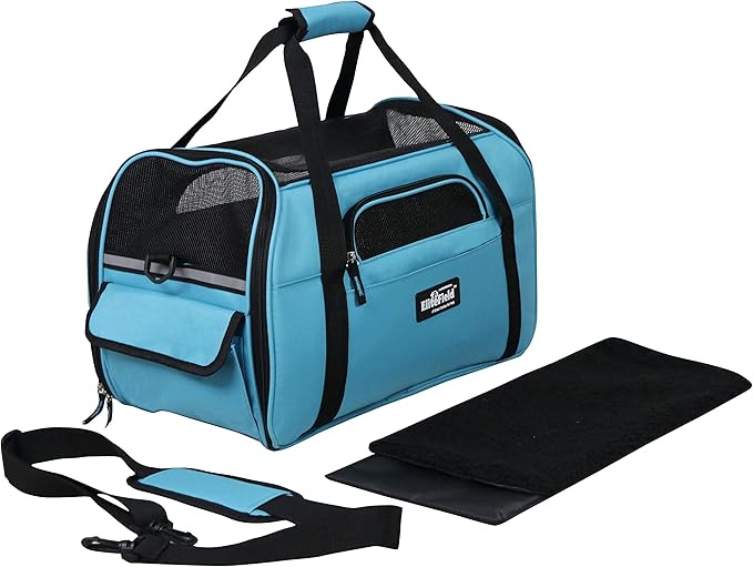 EliteField Soft Pet Carrier Soft Sided Dog Puppy Cat Carrier Travel Bag - Image 4