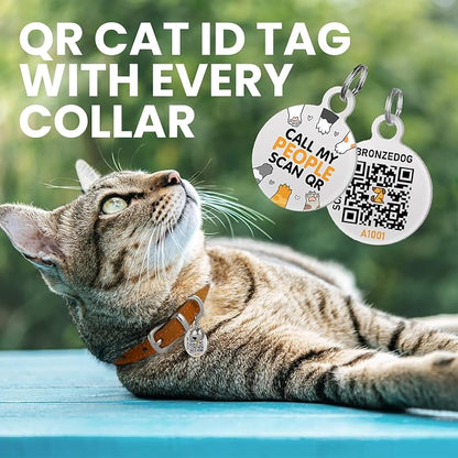BRONZEDOG Leather Cat Collar - Image 3