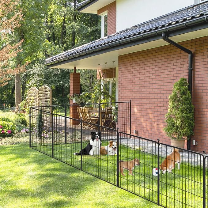 Dog Playpen 40 inch 2 Panels Indoor Dog Pen - Image 7