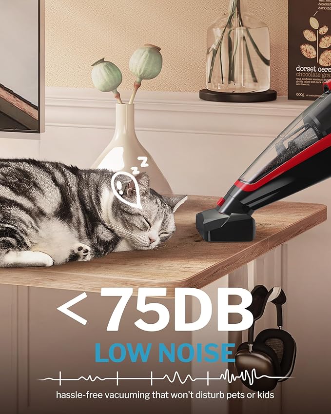 Pet Hair Handheld Vacuum Cordless, Car Vacuum Rechargeable - Image 7