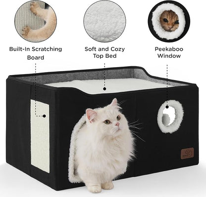 Bedsure Large Cat Beds for Indoor Cats - Image 5