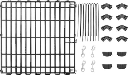 Amazon Basics Foldable Octagonal Metal Exercise Dog Playpen, Indoor/Outdoor Pet - Image 6