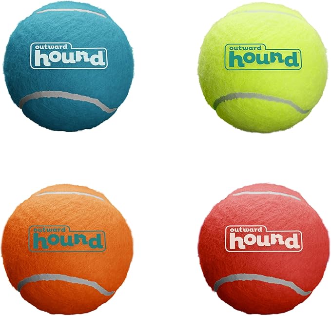 Outward Hound Squeaker Ballz – Squeaky Tennis Balls by OutwardHound