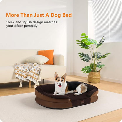 Dwanton Orthopedic Dog Bed for Medium Dogs - Image 2