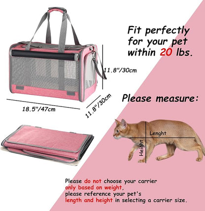 Dog Soft-Sided Carriers Cat Soft-Sided Carriers Dog Carriers Cat Travel Carrier - Image 6