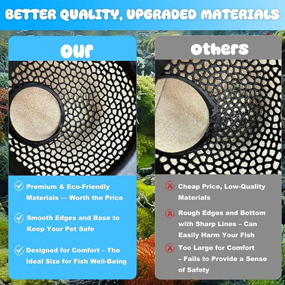 Floating Betta Hide & Shrimp Cave – 3D Printed Aquarium Decor, Feeding Ring & - Image 9
