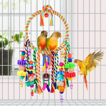 KATUMO Bird Toys, Bird Swing Toy Bird Perch - Image 5