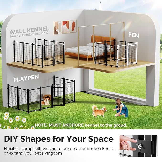 Sino Luban Outdoor Dog Kennel Outside Run - Image 7