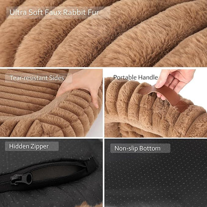 Cute Dog Bed for Medium Size Dog, Calming Medium Dog Cat Bed - Image 7