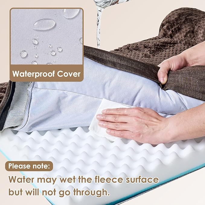 EHEYCIGA Extra Large Dog Bed Othorpedic, Memory Foam XL Dog Bed - Image 3